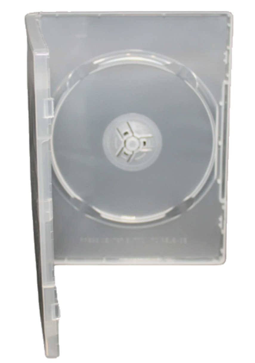 Standard Clear 1-Disc DVD Case (14mm) – Premium Replacement Movie Storage Shell