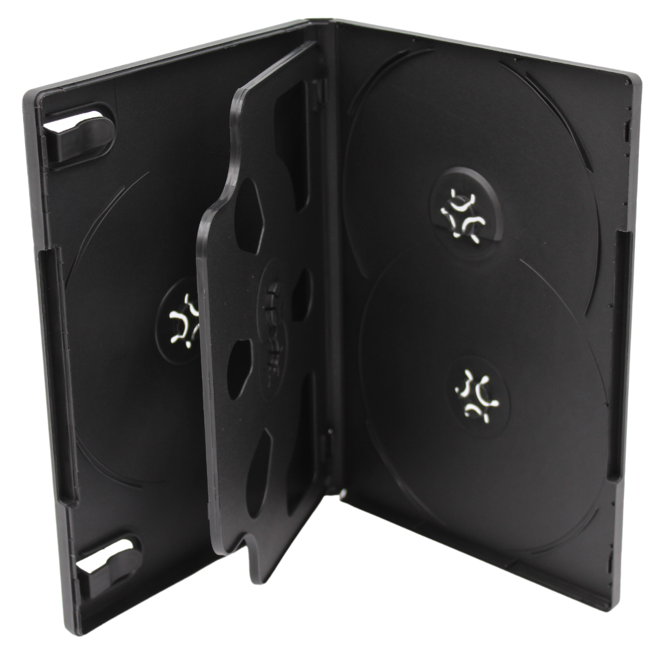 Premium Black DVD Case 14mm – 5-Disc Replacement Storage Shell