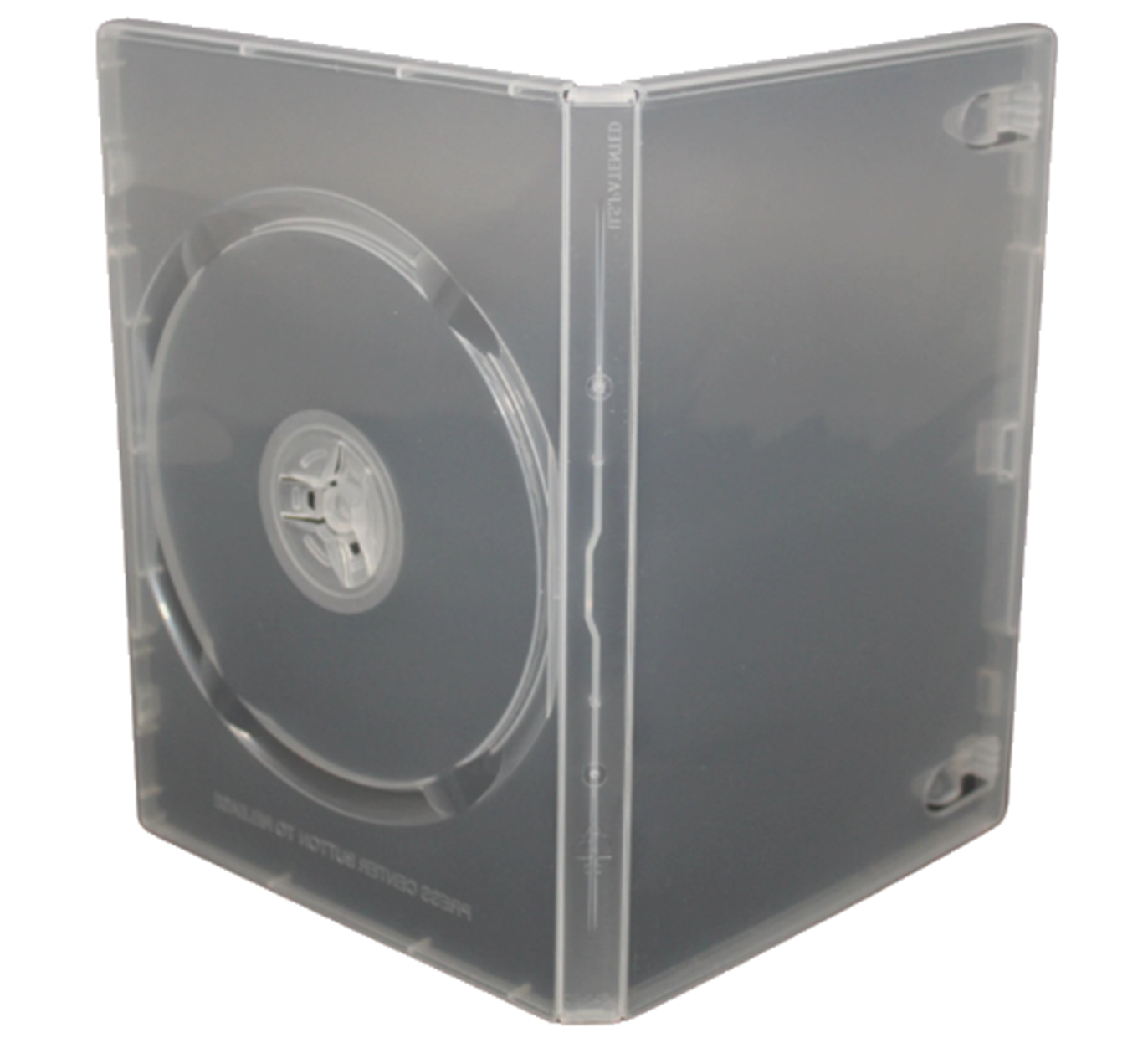 Standard Clear 1-Disc DVD Case (14mm) – Premium Replacement Movie Storage Shell