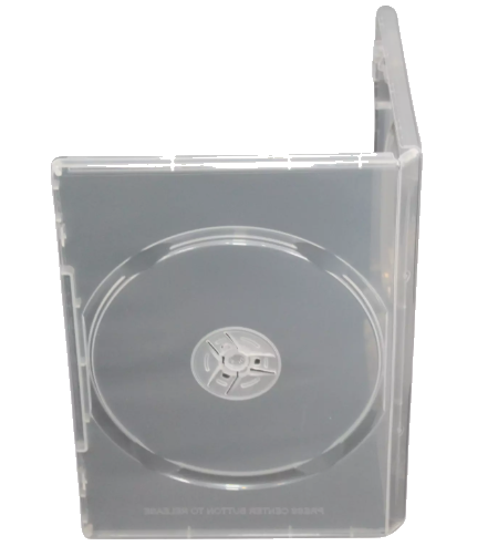 Standard Clear 2-Disc DVD Case (14mm) – Premium Replacement Movie Storage Shell