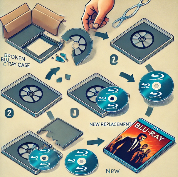 How to Replace a Broken Blu-ray Case | ReplacementCases.com ...
