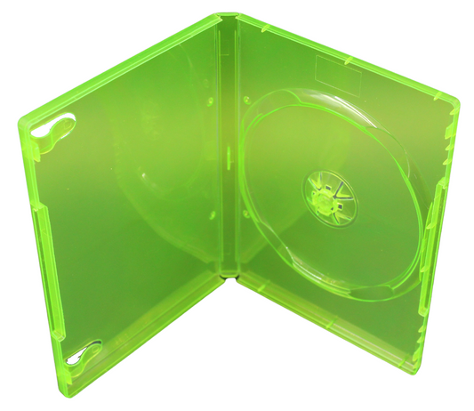 Xbox 360 Green Replacement Game Case – 1-Disc 14mm Standard Case