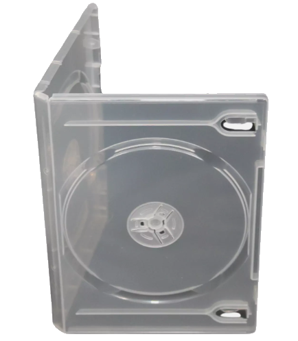 Standard Clear 2-Disc DVD Case (14mm) – Premium Replacement Movie Storage Shell