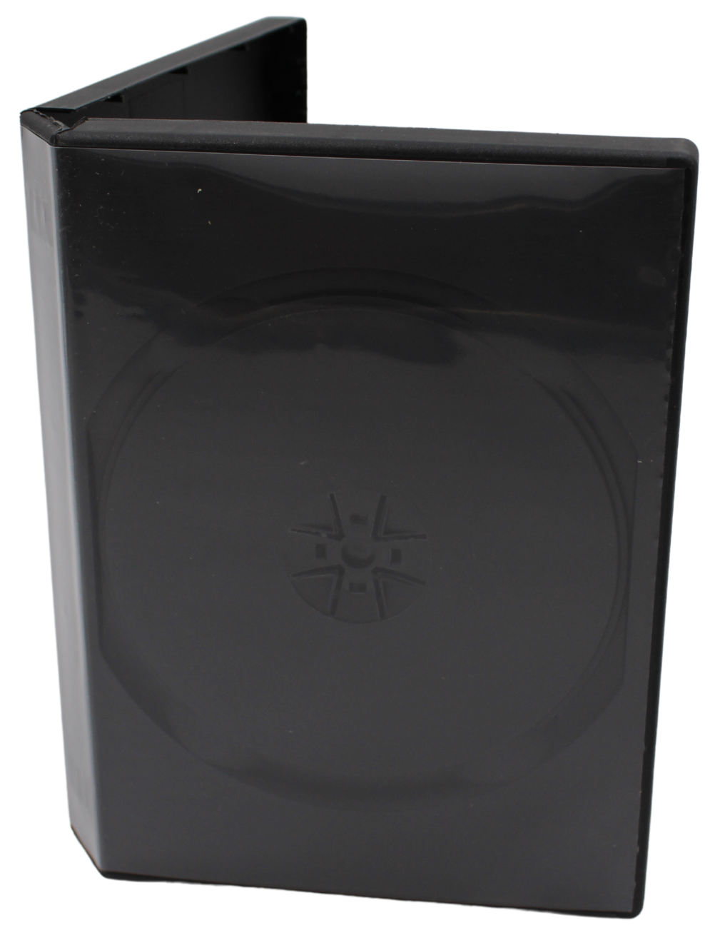Premium Black DVD Case 27mm – 8-Disc Replacement Storage Shell with 3 Trays