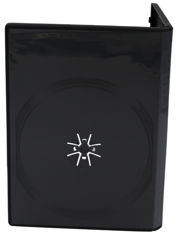 Premium Black DVD Case 14mm – 2-Disc Replacement Storage Shell
