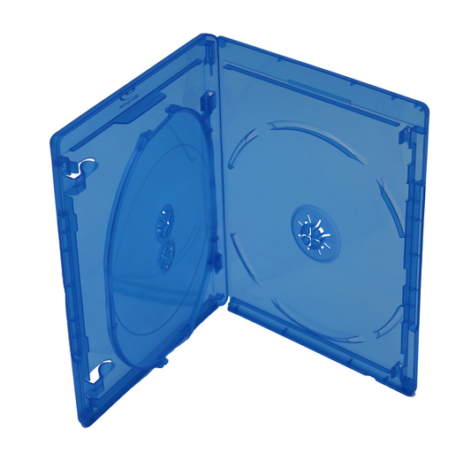 Viva Elite 12.5mm 3-Disc Blu-ray Replacement Case with Secure Hubs