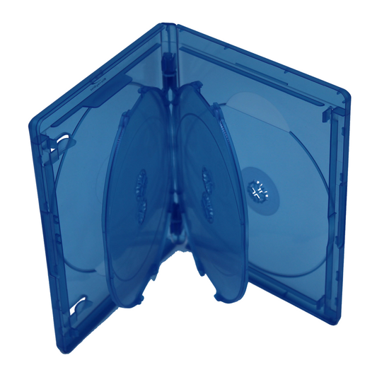 Viva Elite 15mm 5-Disc Blu-ray Replacement Case with Secure Trays