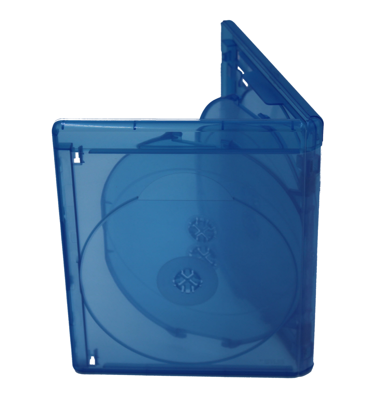 New Clear MegaDisc 5-Disc Blu-ray Replacement Case - 15mm, Holds 5 Discs With 5 Trays, Multi-Disc Box