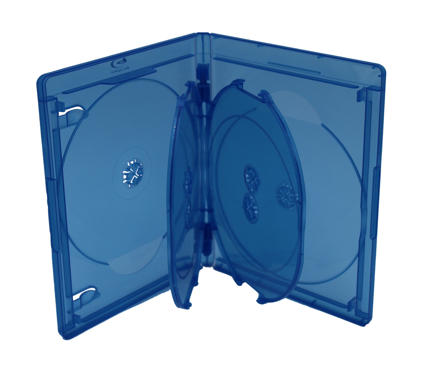 Viva Elite 15mm 6-Disc Blu-ray Replacement Case with Secure Trays