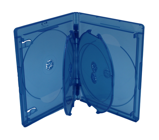 Viva Elite 15mm 6-Disc Blu-ray Replacement Case with Secure Trays