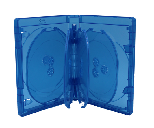 Viva Elite 25mm 10-Disc Blu-ray Replacement Case with Secure Trays