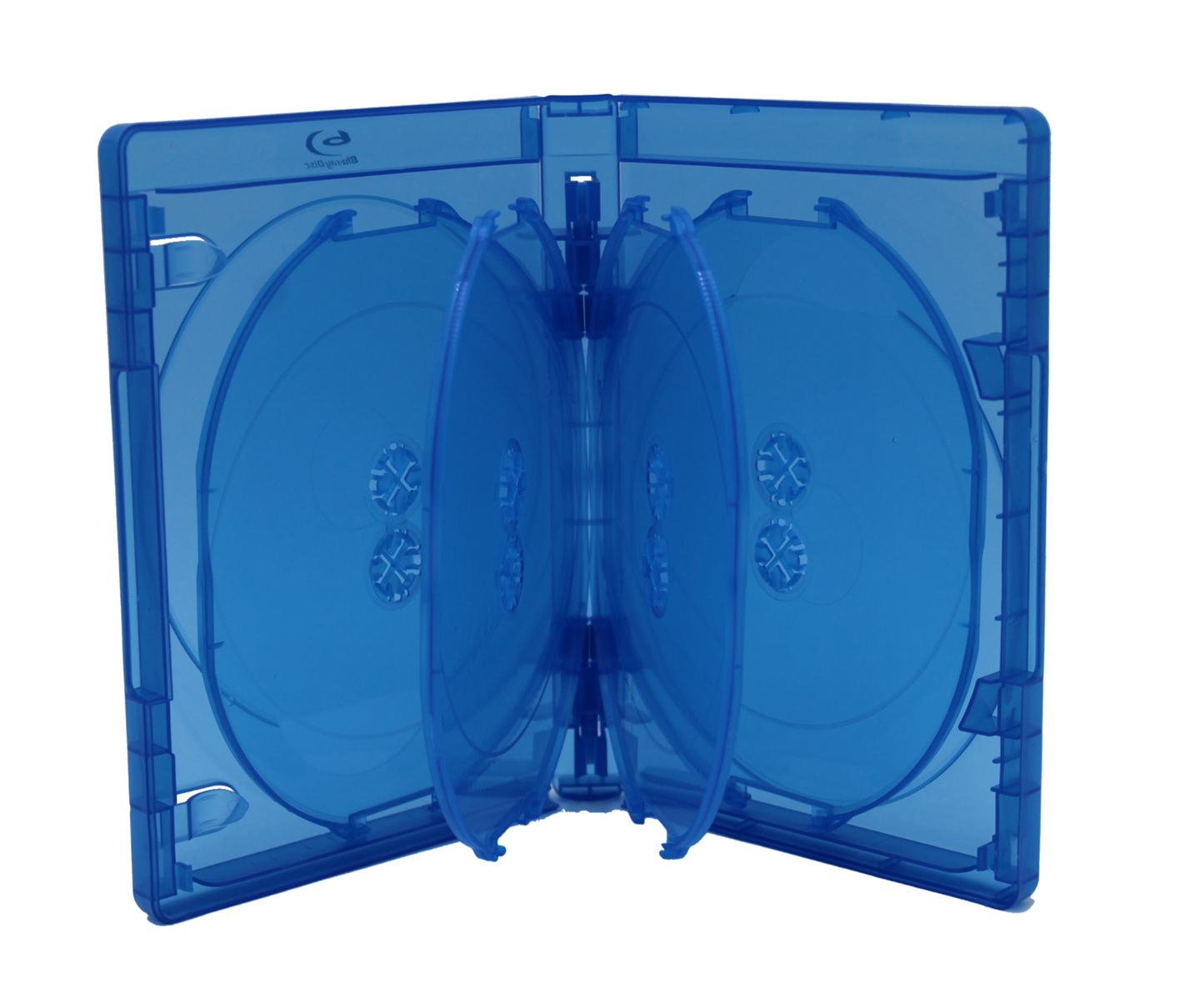 Viva Elite 25mm 8-Disc Blu-ray Replacement Case with Secure Trays