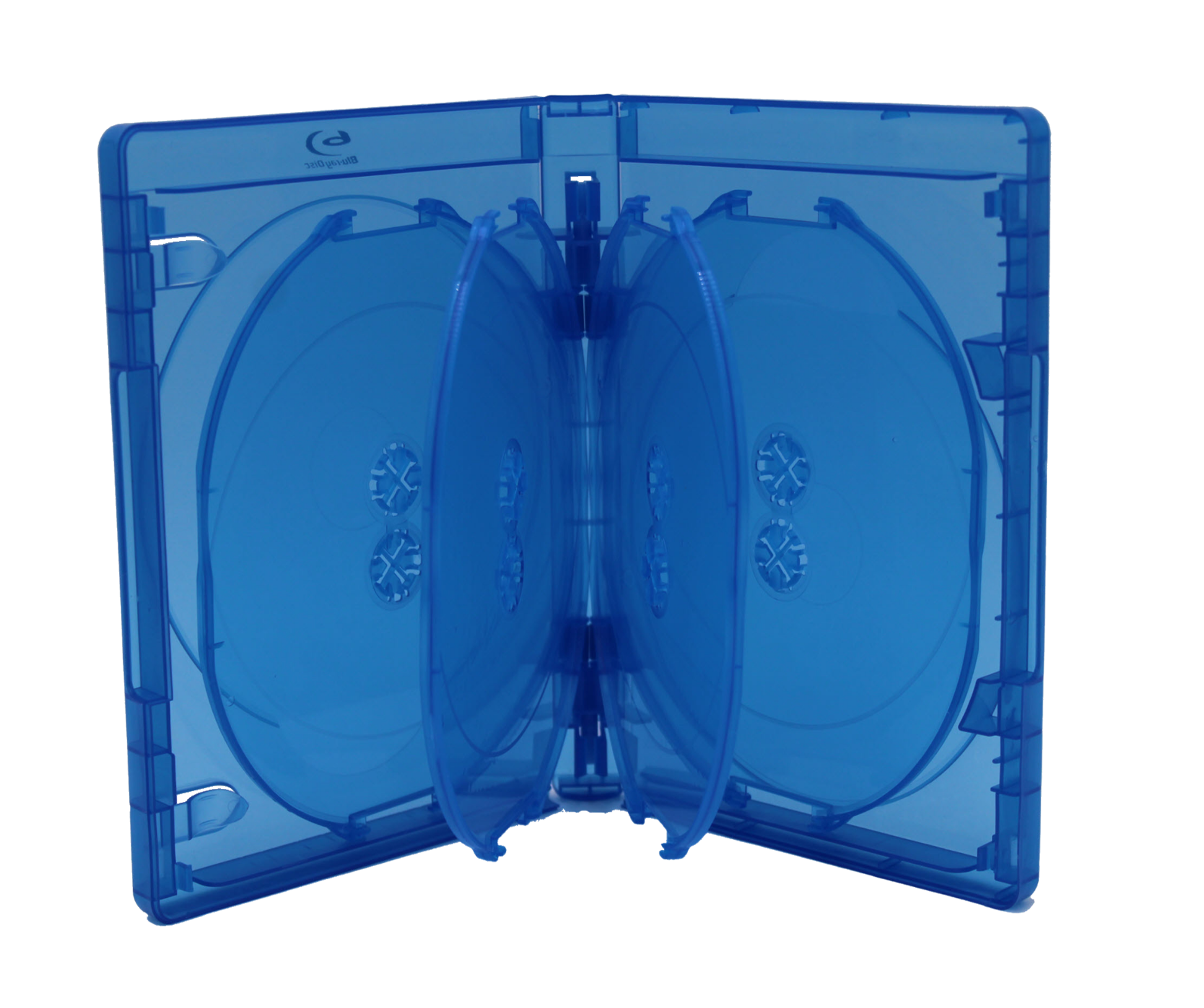 Viva Elite 25mm 8-Disc Blu-ray Replacement Case with Secure Trays